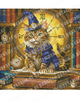 Gato Hechicero (Pintura Diamante)
