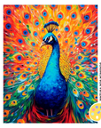 Pavo Real Vibrante (Pintura por Números)
