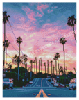 Atardecer Californiano (Pintura Diamante)