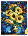 Fantasía de Girasoles (Pintura por Números)