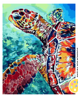 Tortuga Marina (Pintura por Números)