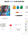 Pintura diamante Hada Encantada – kit completo con lienzo, diamantes y herramientas