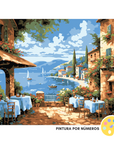 Terraza Mediterránea (Pintura por Números)