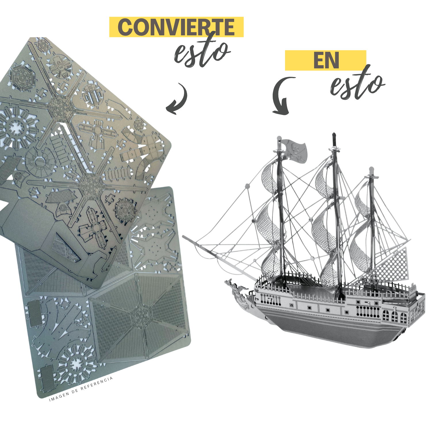Perla Negra (Puzzle 3D)
