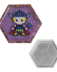 Posavaso Hexagonal (Molde)