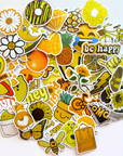 Pack de Stickers Fantasía Amarilla (50 unidades)