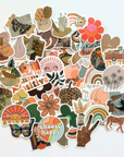 Pack de Stickers Aesthetic (50 unidades)