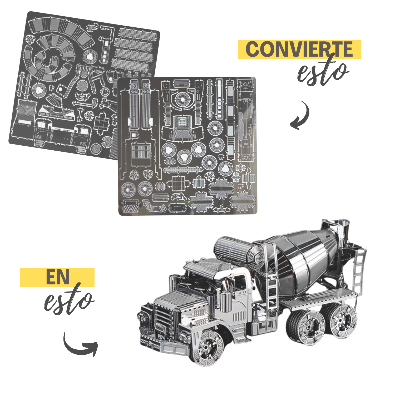 Camión Mezclador (Puzzle 3D)