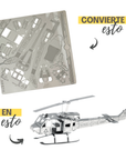 Helicóptero Huey (Puzzle 3D)