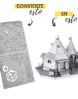 Cabaña de Hagrid - Harry Potter (Puzzle 3D)
