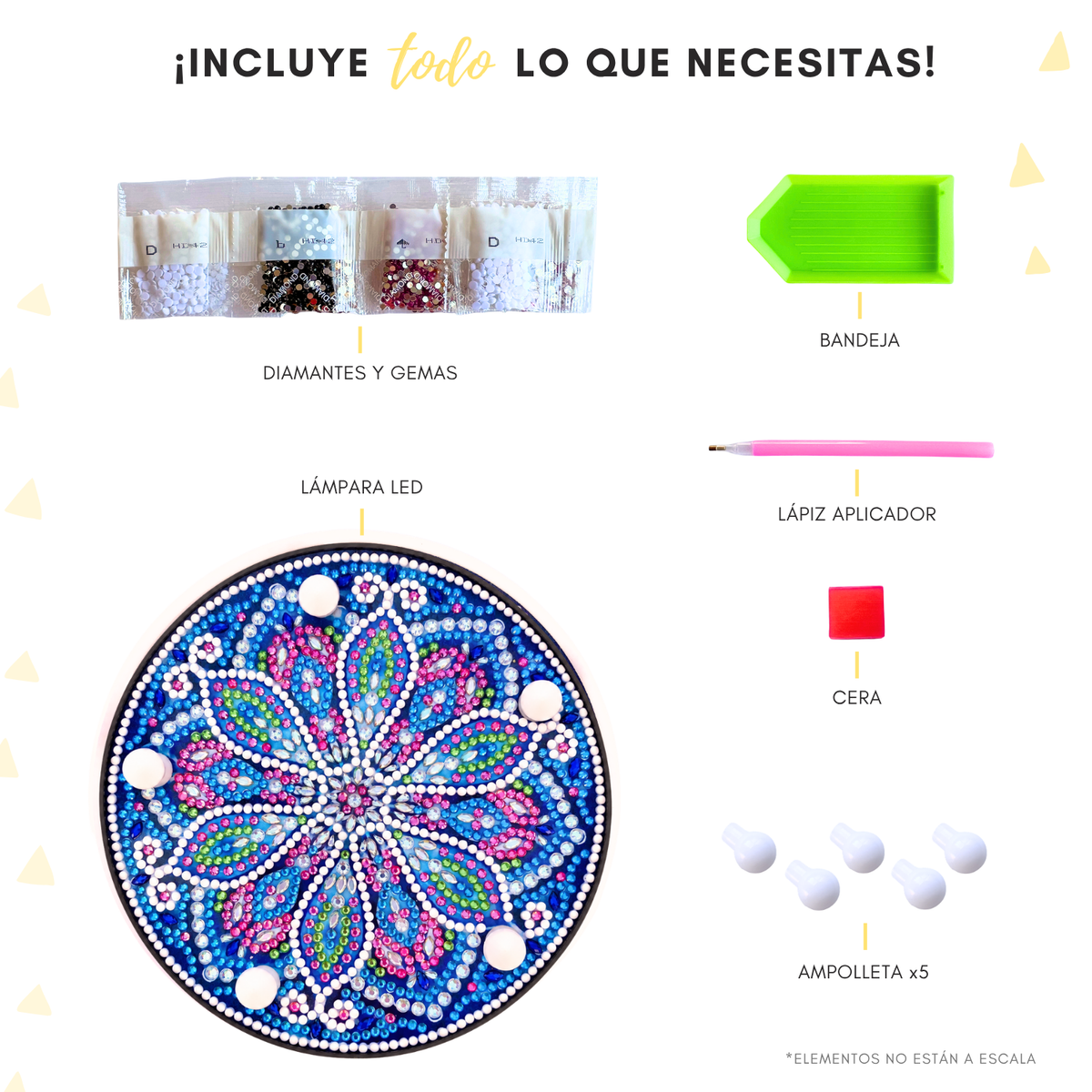 Plenitud (Lámpara con diamantes)