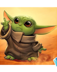 Baby Yoda (Pintura Diamante)