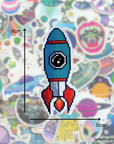 Pack de Stickers Universo (50 unidades)