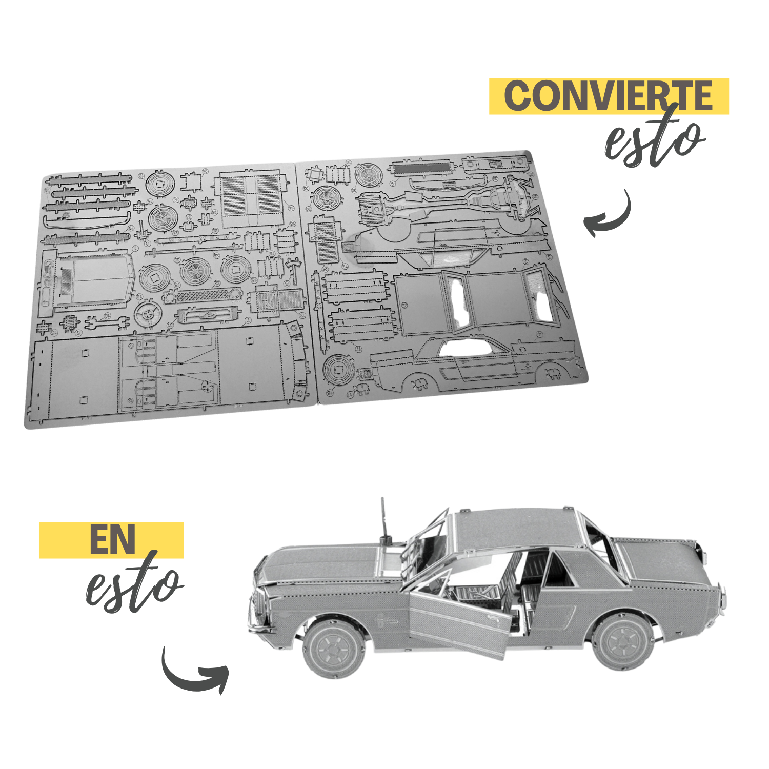 Ford Mustang 1965 (Puzzle 3D)