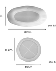 Set Bandeja Larga y Bandeja Redonda (Moldes)