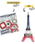 Torre Eiffel (Puzzle 3D a color)